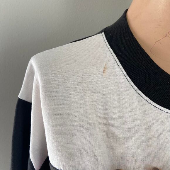 Unisex Color Block T-shirt Retro Funky Colorful Extra Large - Picture 3 of 4